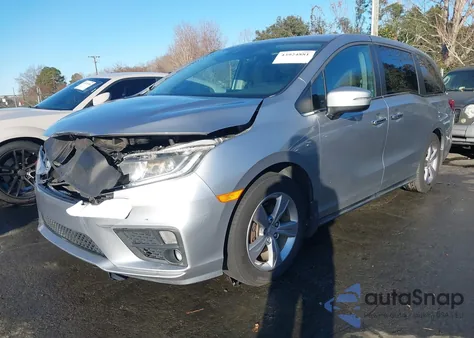 2018 Honda Odyssey Ex-L from USA, damaged, VIN 5FNRL6H74JB064936